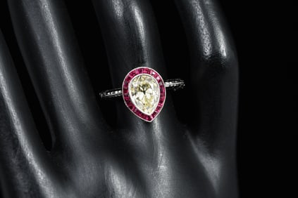 PLATINUM EDWARDIAN REVIVAL DIAMOND RING