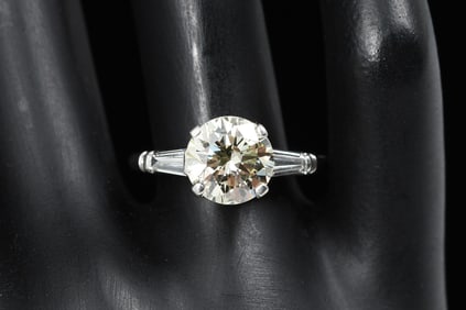 PLATINUM 3CTW DIAMOND RING