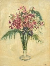 EDWARD LINTOTT FLORAL STILL LIFE PAINTING