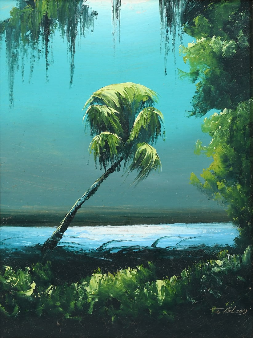 JAMES GIBSON FLORIDA HIGHWAYMEN PAINTING (1 of 5)