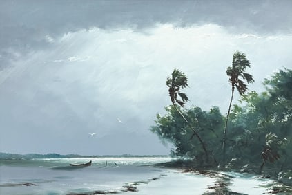 HAROLD NEWTON FLORIDA HIGHWAYMEN RIVER STORM PAINT