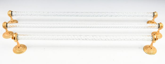 SHERLE WAGNER BRONZE BATH ACCESSORIES