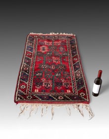 RED TURKISH PRAYER RUG