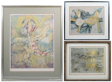 3PC. LAWRENCE HEYMAN MCM ETCHING LOT