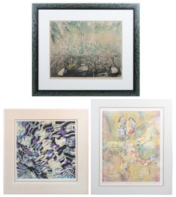 3PC. LAWRENCE HEYMAN MCM ETCHING LOT