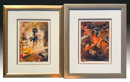 TWO JAN WAGNER PAINTINGS