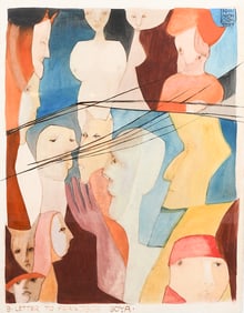 ADAM NIEMCZYC “LETTER TO FRANCISCO GOYA” PAINTING