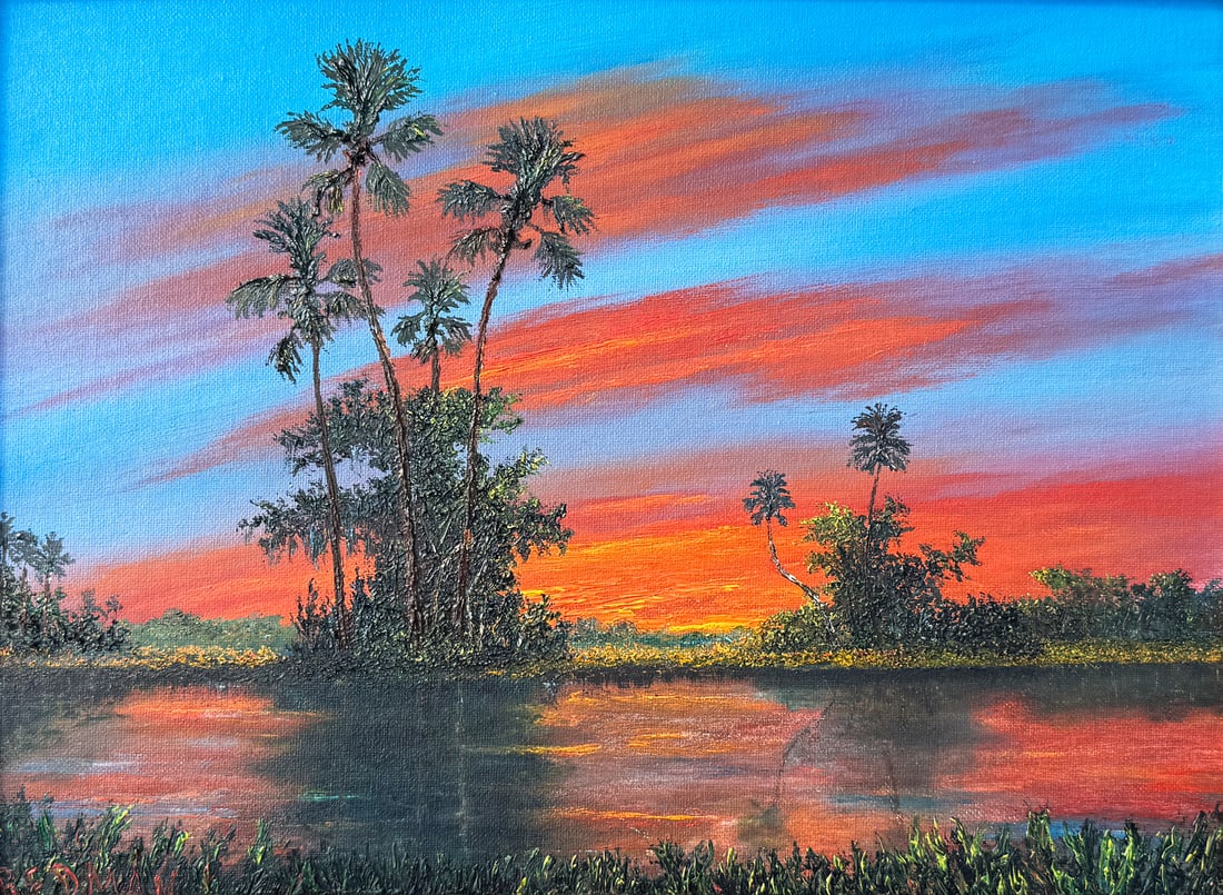 L.A. “REDMAN” MEYER HIGHWAYMEN-STYLE PAINTING (1 of 3)