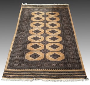 SIGNED BEIGE TURKISH CARPET