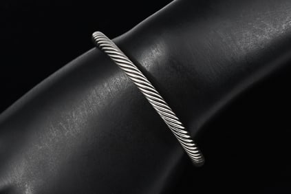 YURMAN 14K & .925 ROPE BRACELET CUFF