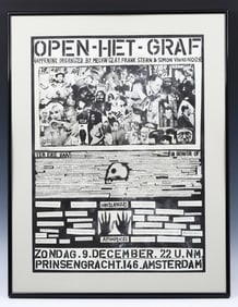 "OPEN HET GRAF" HAPPENING POSTER
