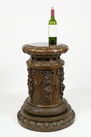LARGE BRONZE COLUMN PEDESTAL