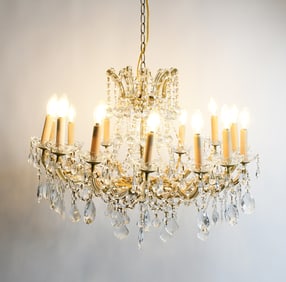 14-LIGHT CRYSTAL CHANDELIER