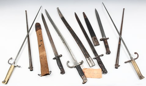 6 PC. MILITARY BAYONET COLLECTION
