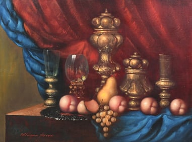PETER KLOTON STILL LIFE PAINTING