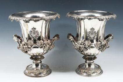 PR. ORNATE VICTORIAN ELKINGTON WINE COOLERS