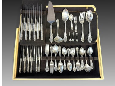 94 PC. WALLACE "SIR CHRISTOPHER" STERLING FLATWARE