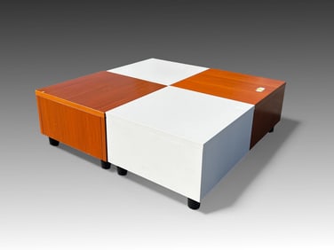 4 HERMAN MILLER "SWOOP" COFFEE TABLES