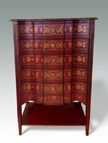 6 DRAWER PAINTED CHEST/DRESSER