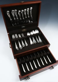 54 PC. STERLING COLONIAL WILLIAMSBURG FLATWARE