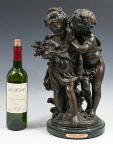 BRONZE "WHISPERING CHILDREN"