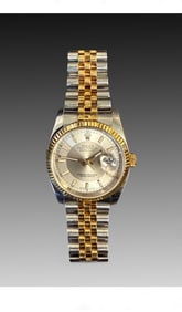 2006 STAINLESS & 18K GOLD ROLEX DATEJUST WATCH