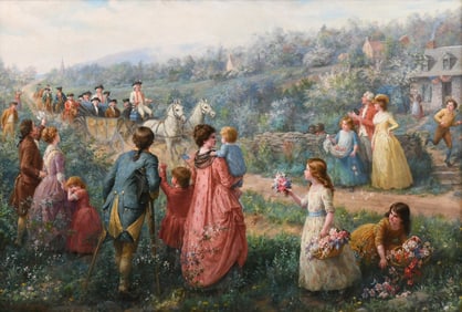 JENNIE BROWNSCOMBE WASHINGTON PROCESSION PAINTING