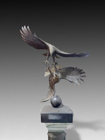 EAGLES FIGHTING BRONZE STANLEY JOHNSON