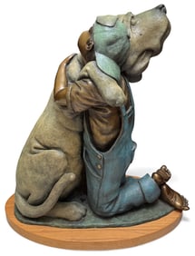 LARGE MISSY VANDABLE ?BEST FRIENDS? BRONZE