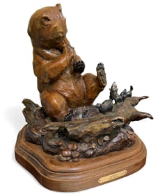 WALTER HORTON GRIZZLY BRONZE "INSTINK"