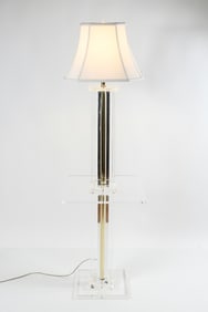 MID-CENTURY MODERN LUCITE FLOOR LAMP