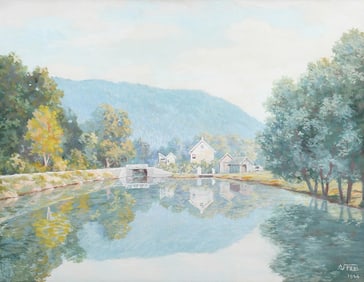 A.J. FAAS UPSTATE CANALS PAINTING