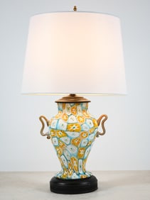ITALIAN MILLEFIORI ART GLASS LAMP