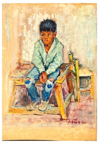 GEORGE GACH “MUCHACHO” PAINTING