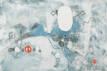 LARGE LEBADANG LITHOGRAPH