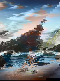 LARGE JIM WARREN LIMITED EDITION PRINT