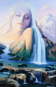 JIM WARREN GICLEE/CANVAS “MOUNTAIN BEAUTY”