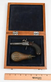 E. & W. BOND ENGLISH BOX LOCK POCKET PISTOL