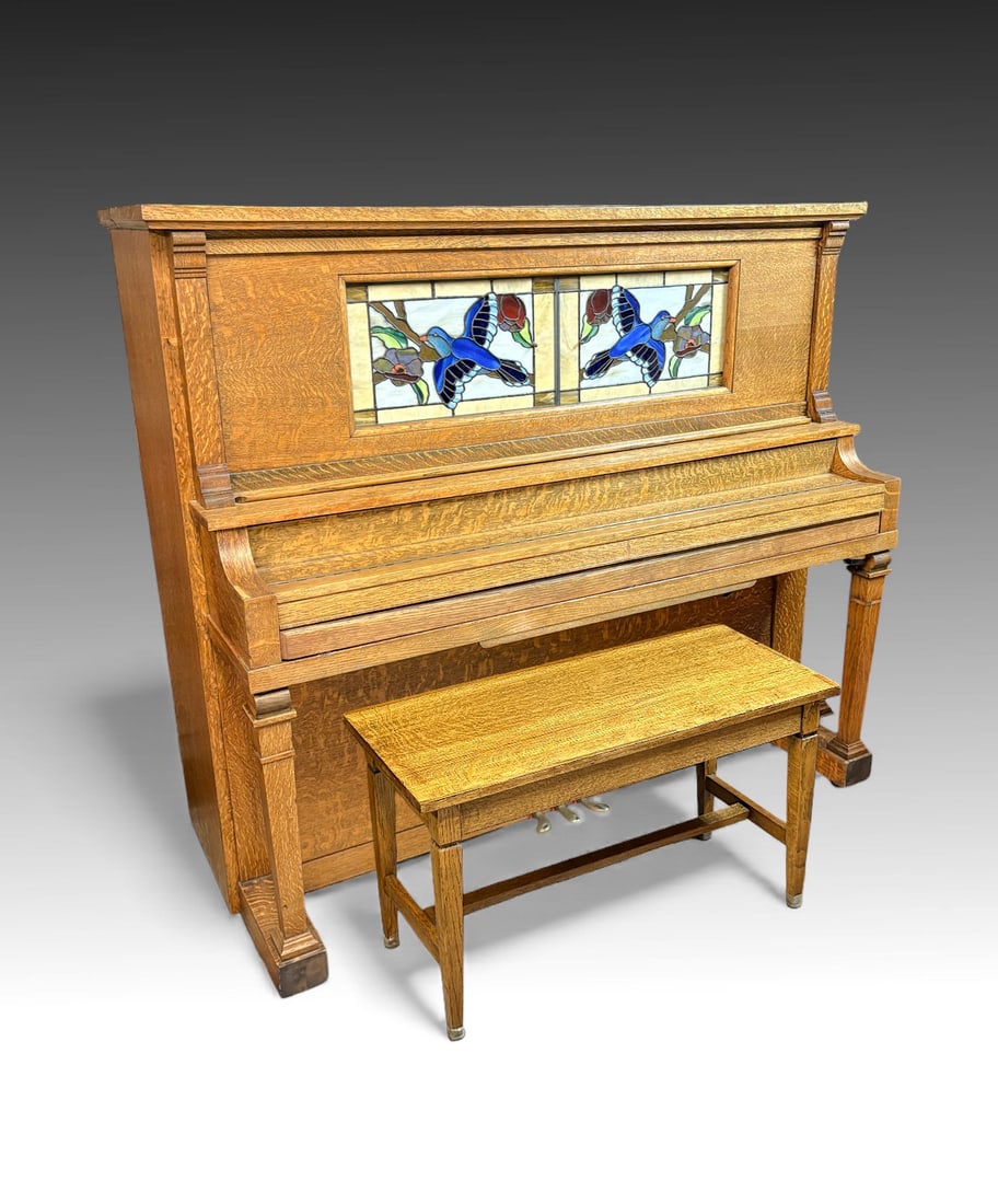 STRAD WURLITZER PLAYER PIANO ELECTRIC AND PUMP (1 of 11)