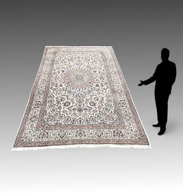 ROOM-SIZE ESTATE PERSIAN NAIN DESIGN CARPET