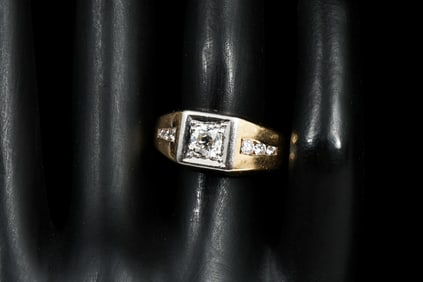 JABEL 14K VINTAGE OLD MINE RING