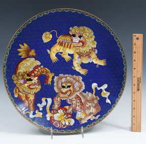 CLOISONNE FOO LION/DOG CHARGER