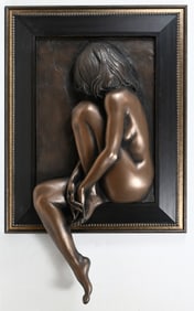 BILL MACK "LONGING" BONDED BRONZE SCULPTURE