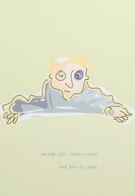 JOHN LENNON SERIGRAPH "LIFE'S KARMIC WHEEL"