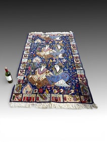 ESTATE ORIENTAL PICTORAL RUG
