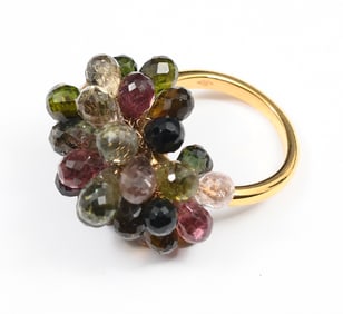 14K 40.00 CTW TOURMALINE RING