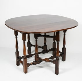 MAHOGANY DROP LEAF GATE LEG TABLE