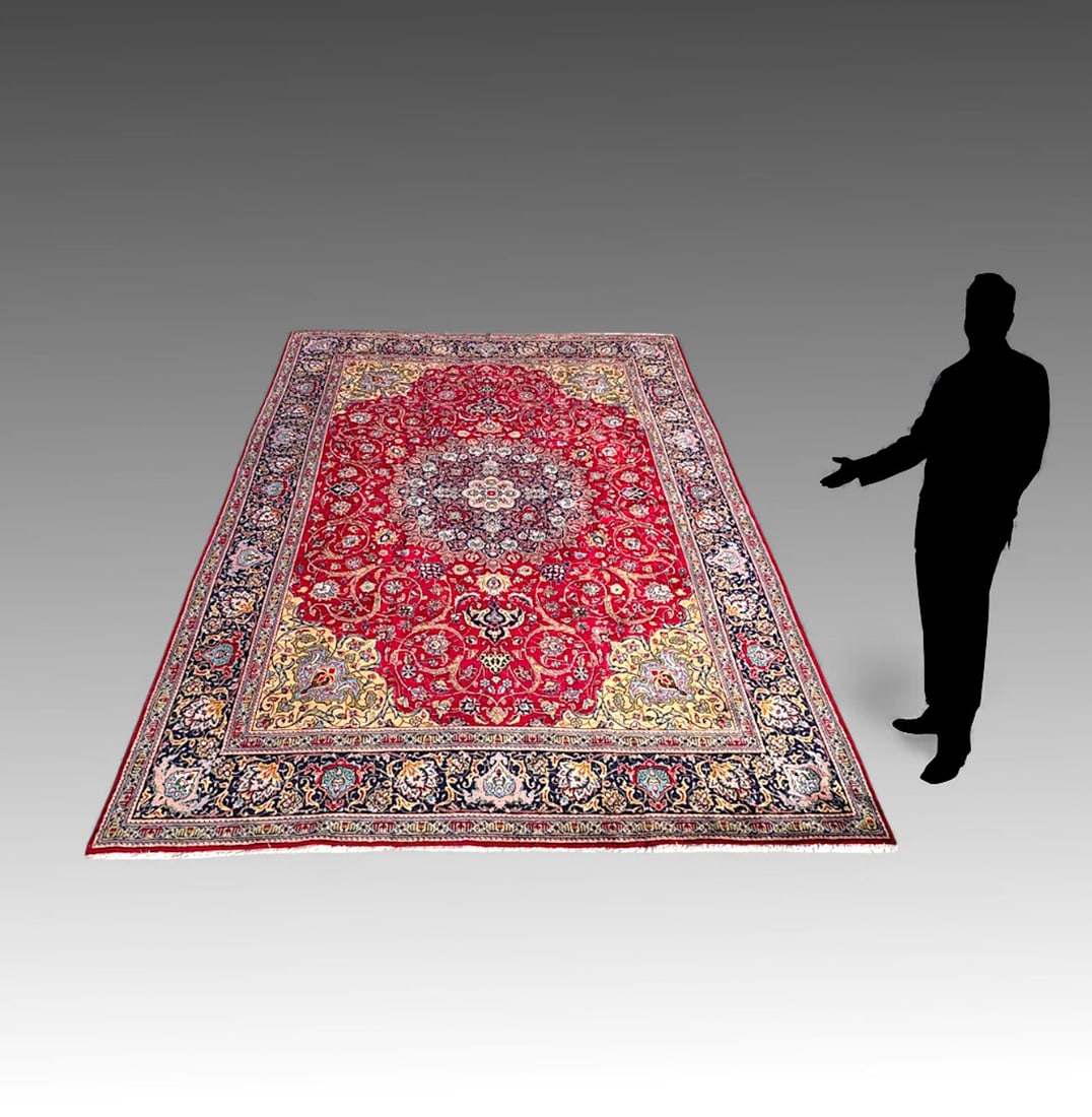 ESTATE PERSIAN KASHAN DESIGN CARPET (1 of 3)