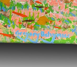 GREG BEHYMER FLORIDA PALMS PAINTING