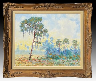 GREG BEHYMER FLORIDA WILDERNESS PAINTING